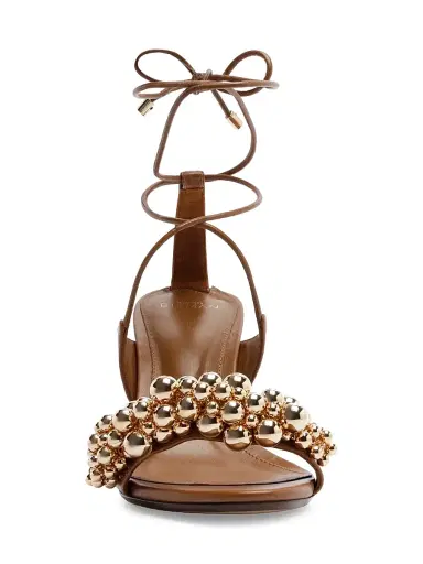 Alexandre Birman Women's Gia 75MM Bubble-Embellished Leather Sandals | Thumbnail 4 Alexandre Birman Women's Gia 75MM Bubble-Embellished Leather Sandals | Thumbnail 4