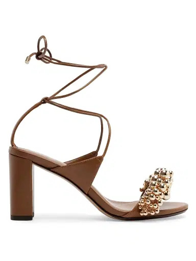 Alexandre Birman Women's Gia 75MM Bubble-Embellished Leather Sandals | Thumbnail 1 Alexandre Birman Women's Gia 75MM Bubble-Embellished Leather Sandals | Thumbnail 1