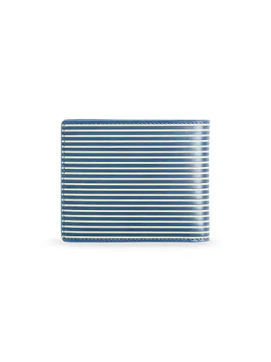 Valentino Garavani Men's Vlogo Signature Calfskin Wallet with Striped Print | Thumbnail 3 Valentino Garavani Men's Vlogo Signature Calfskin Wallet with Striped Print | Thumbnail 3