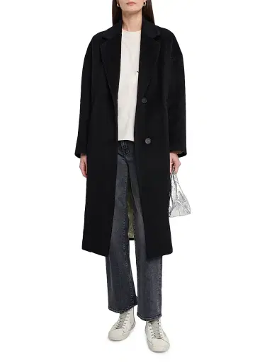 Golden Goose Women's Golden Wool Cocoon Coat | Thumbnail 2 Golden Goose Women's Golden Wool Cocoon Coat | Thumbnail 2