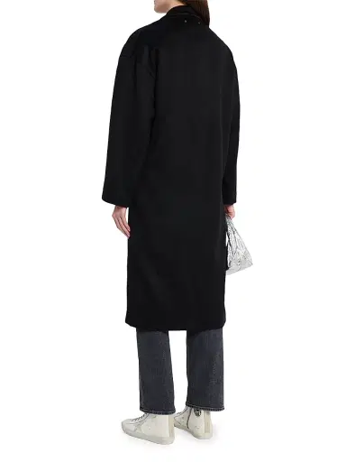 Golden Goose Women's Golden Wool Cocoon Coat | Thumbnail 4 Golden Goose Women's Golden Wool Cocoon Coat | Thumbnail 4