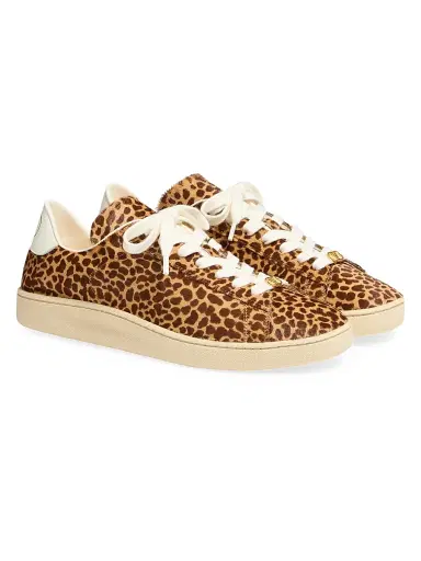 Valentino Garavani Men's Royco Sneakers in Hair Calf with Fauve Eclat Print - Brown - Size 12 | Thumbnail 2 Valentino Garavani Men's Royco Sneakers in Hair Calf with Fauve Eclat Print - Brown - Size 12 | Thumbnail 2