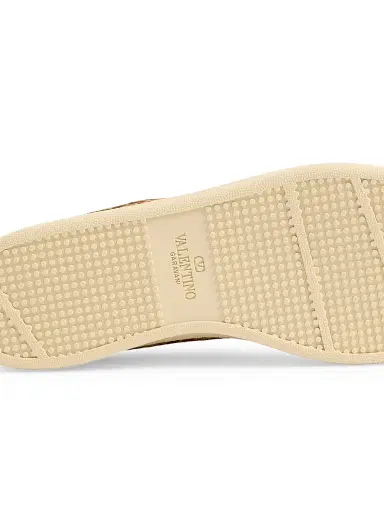 Valentino Garavani Men's Royco Sneakers in Hair Calf with Fauve Eclat Print - Brown - Size 12 | Thumbnail 7 Valentino Garavani Men's Royco Sneakers in Hair Calf with Fauve Eclat Print - Brown - Size 12 | Thumbnail 7
