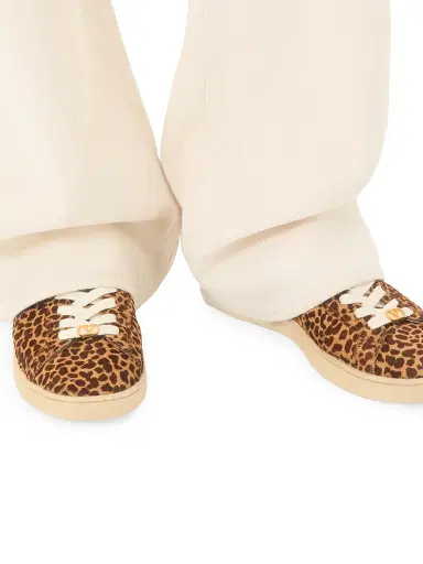 Valentino Garavani Men's Royco Sneakers in Hair Calf with Fauve Eclat Print - Brown - Size 12 | Thumbnail 8 Valentino Garavani Men's Royco Sneakers in Hair Calf with Fauve Eclat Print - Brown - Size 12 | Thumbnail 8