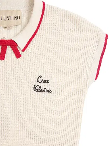 Valentino Garavani Women's Cotton Top - Birch Paris - Size XS | Thumbnail 6