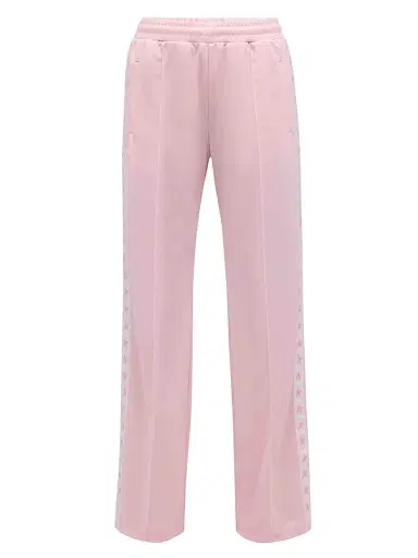 Golden Goose Women's Star Collection Wide-Leg Track Pants - Pale Pink - Size XXS | Thumbnail 1