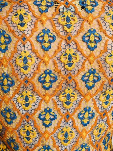 Etro Women's Crocheted Minidress - Arancione | Thumbnail 7