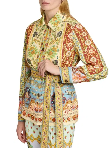 Etro Women's Floral Safari Jacket | Thumbnail 6