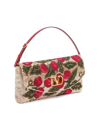 Valentino Garavani Women's Devain Embroidered Small Top Handle Bag | Thumbnail 4 Valentino Garavani Women's Devain Embroidered Small Top Handle Bag | Thumbnail 4