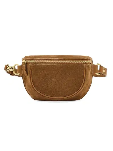 Il Bisonte Women's Oliveta Suede Adjustable Belt Bag | Thumbnail 1