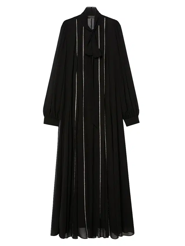 Marina Rinaldi Women's Rhinestone Adorned Shirt Dress - Black