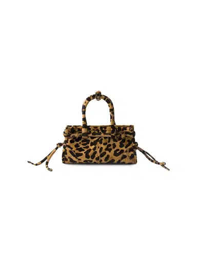 Prada Women's Bonnie Mini Printed Leather Top Handle Bag - Beige Khaki | Thumbnail 4