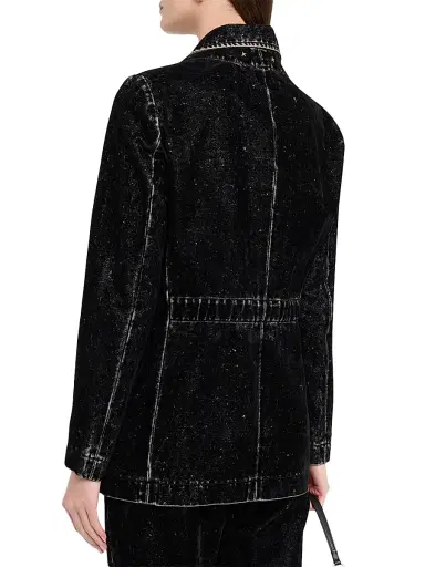 Golden Goose Women's Journey Velvet-Effect Jacket | Thumbnail 4 Golden Goose Women's Journey Velvet-Effect Jacket | Thumbnail 4