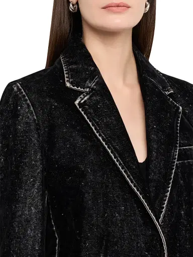 Golden Goose Women's Journey Velvet-Effect Jacket | Thumbnail 5 Golden Goose Women's Journey Velvet-Effect Jacket | Thumbnail 5