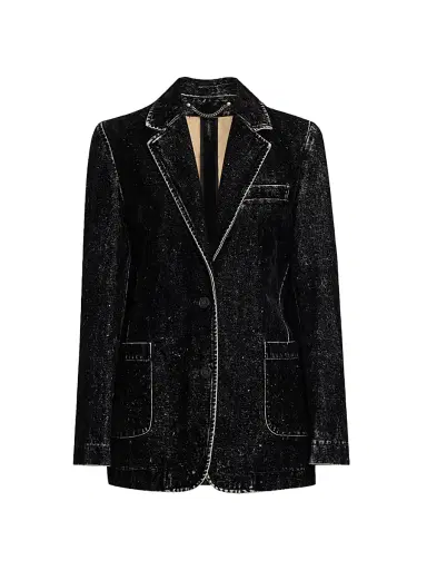 Golden Goose Women's Journey Velvet-Effect Jacket | Thumbnail 1 Golden Goose Women's Journey Velvet-Effect Jacket | Thumbnail 1