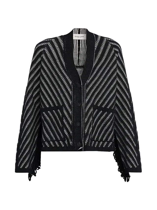 Women's Journey Olidia Fringed Cardigan - Black