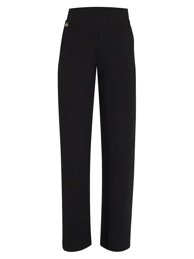Women's Moon Stretch-Knit Pants - Black