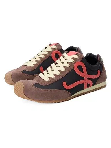 Loewe Men's Ballet Runner 2.0 Low-Top Sneakers - Chocolate - Size 14 | Thumbnail 2 Loewe Men's Ballet Runner 2.0 Low-Top Sneakers - Chocolate - Size 14 | Thumbnail 2