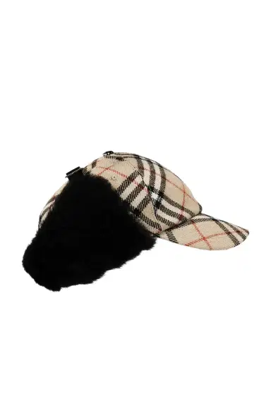 Burberry Check Trapper Visor Cap | Thumbnail 2