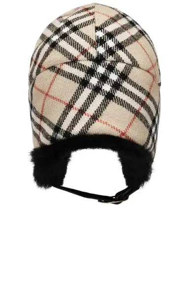 Burberry Check Trapper Visor Cap | Thumbnail 4