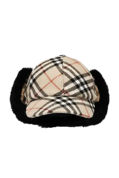 Burberry Check Trapper Visor Cap | Thumbnail 1