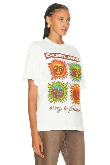 SIXTHREESEVEN Sublime Sun Grid T-Shirt | Thumbnail 2