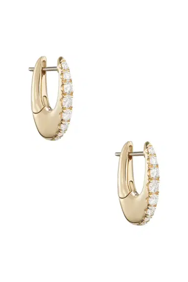 Melissa Kaye Lulu Small Hoop Earrings | Thumbnail 1