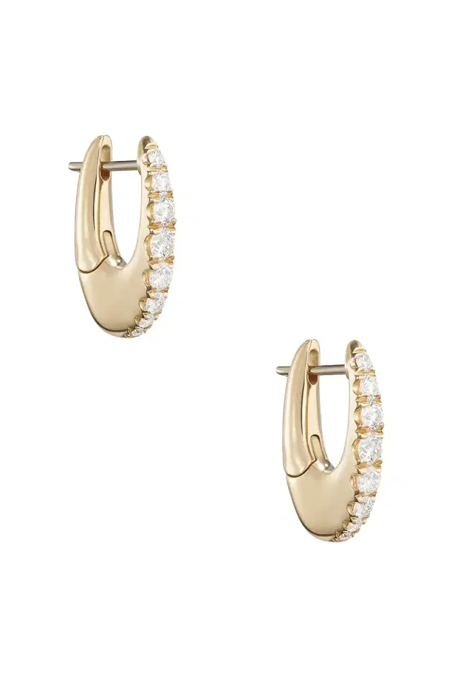 Melissa Kaye Lulu Small Hoop Earrings