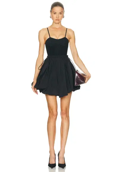 The Attico Flared Bubble Mini Dress | Thumbnail 1 The Attico Flared Bubble Mini Dress | Thumbnail 1
