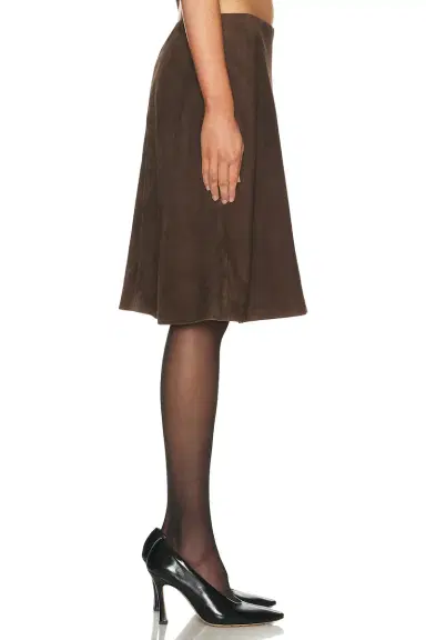 Toteme Suede Skirt | Thumbnail 3