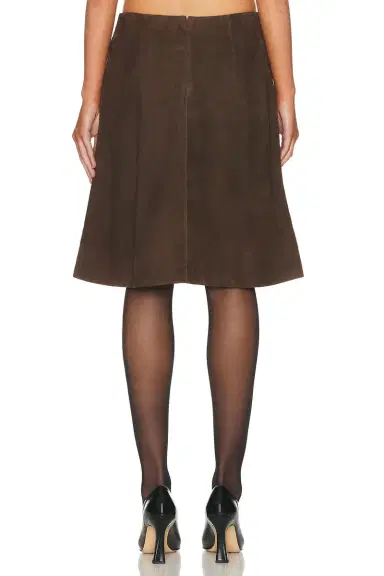 Toteme Suede Skirt | Thumbnail 4