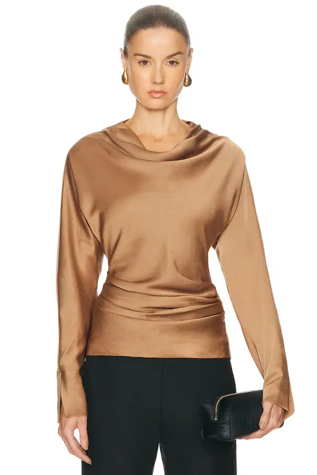 SIMKHAI Victoria Draped Top