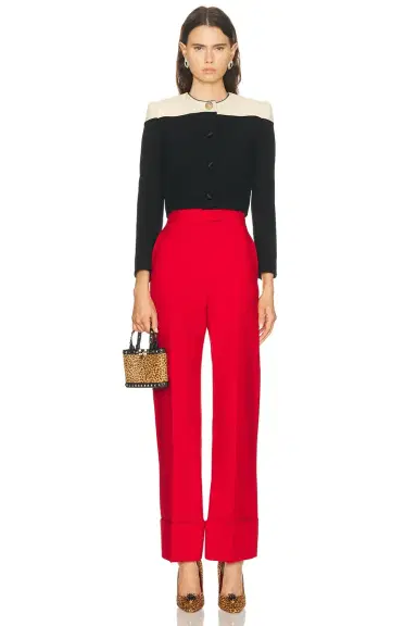 Valentino Crepe Couture Pant | Thumbnail 5