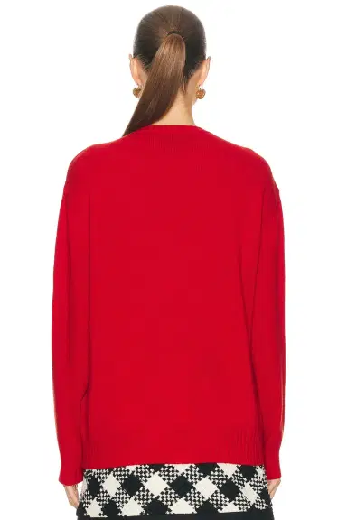 Valentino Embroidered Sweater | Thumbnail 4 Valentino Embroidered Sweater | Thumbnail 4