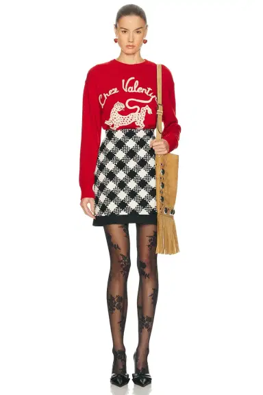 Valentino Embroidered Sweater | Thumbnail 5 Valentino Embroidered Sweater | Thumbnail 5