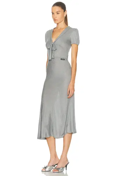Miu Miu Jersey Seta Dress | Thumbnail 2 Miu Miu Jersey Seta Dress | Thumbnail 2