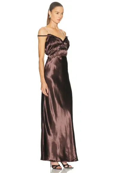 Miu Miu Satin Dress | Thumbnail 2 Miu Miu Satin Dress | Thumbnail 2