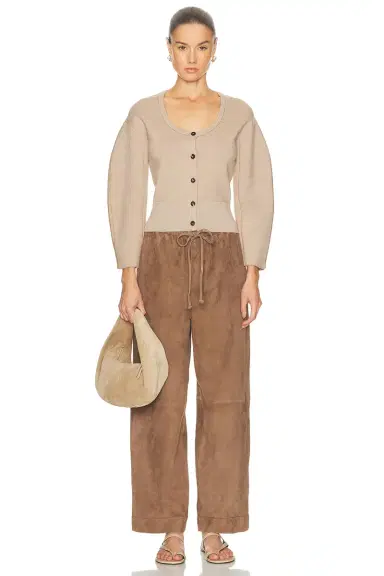 By Malene Birger Joanne Suede Pant | Thumbnail 5