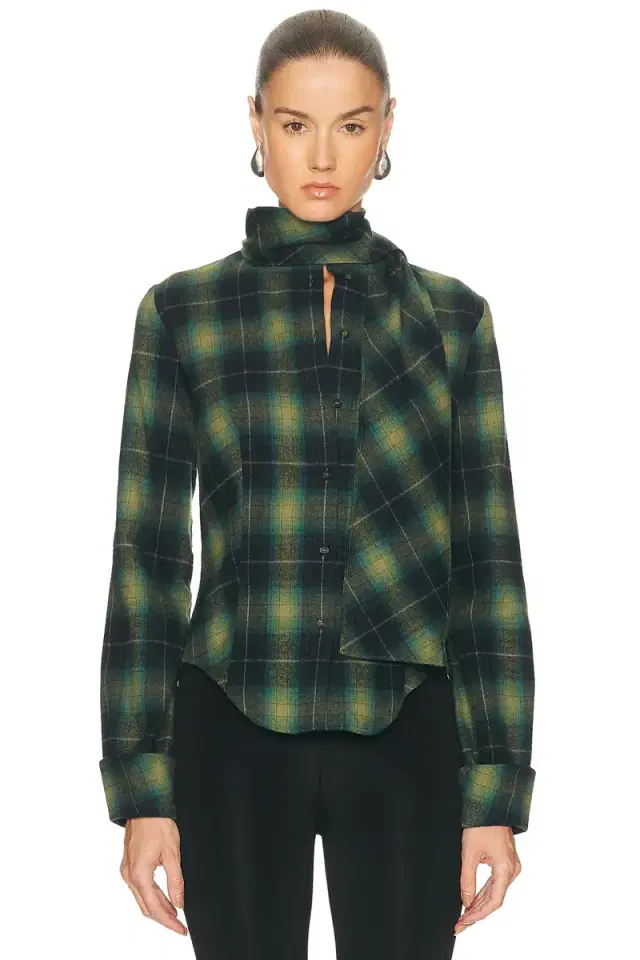 Iris Scarf Shirt