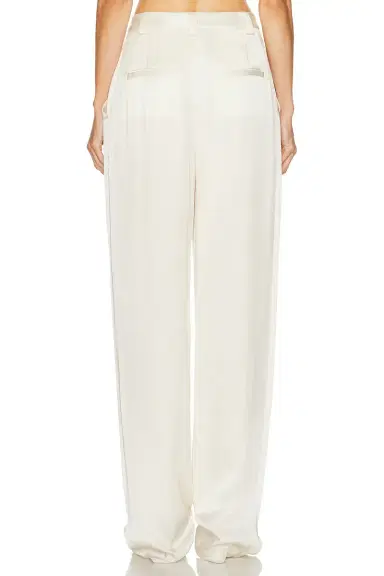 Lapointe Satin Relaxed Pleated Pant | Thumbnail 4
