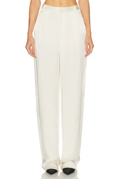 Lapointe Satin Relaxed Pleated Pant | Thumbnail 1