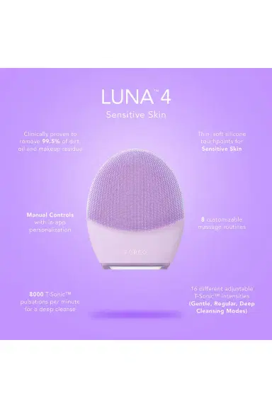 Foreo Luna 4 Facial Cleansing & Firming Device For Sensitive Skin | Thumbnail 7 Foreo Luna 4 Facial Cleansing & Firming Device For Sensitive Skin | Thumbnail 7