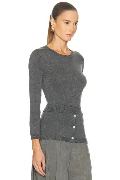 Matthew Bruch Layered Long Sleeve Sweater | Thumbnail 2