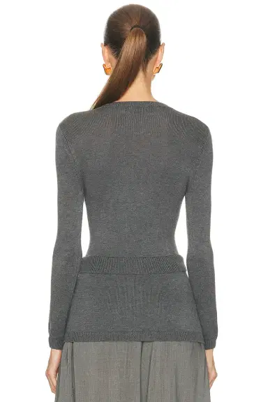 Matthew Bruch Layered Long Sleeve Sweater | Thumbnail 3