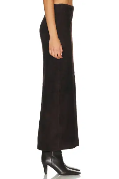 St. Agni Suede Column Skirt | Thumbnail 3 St. Agni Suede Column Skirt | Thumbnail 3