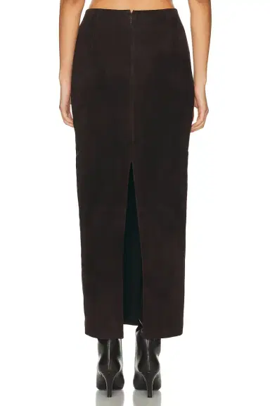 St. Agni Suede Column Skirt | Thumbnail 4 St. Agni Suede Column Skirt | Thumbnail 4
