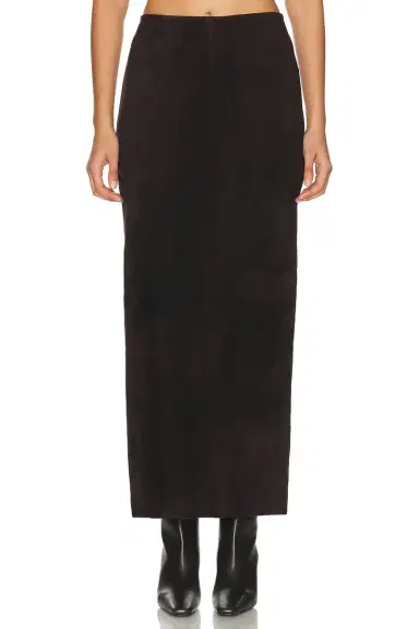 St. Agni Suede Column Skirt | Thumbnail 1 St. Agni Suede Column Skirt | Thumbnail 1