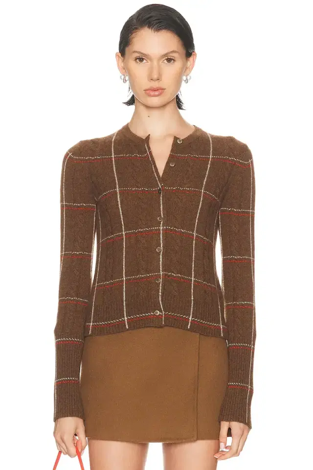 Jane Check Cardigan