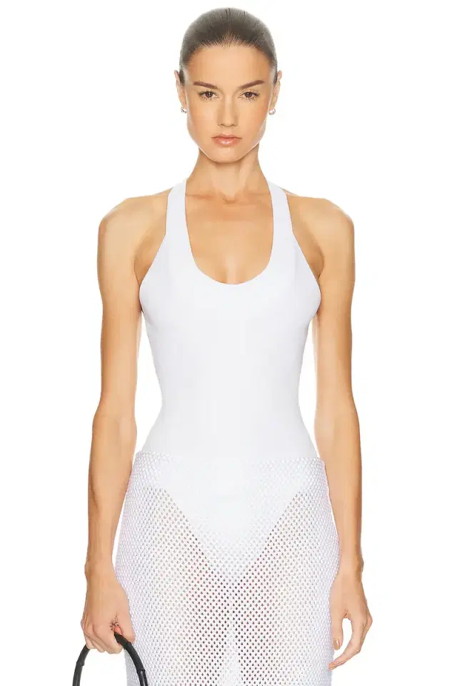 Brandon Maxwell Dahlia Knit Bodysuit