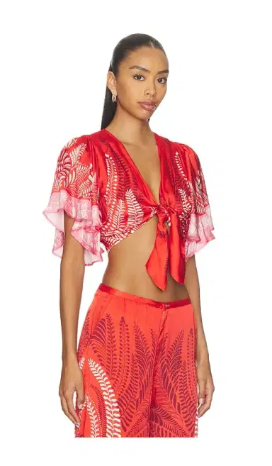 Poupette St Barth Rose Top | Thumbnail 2